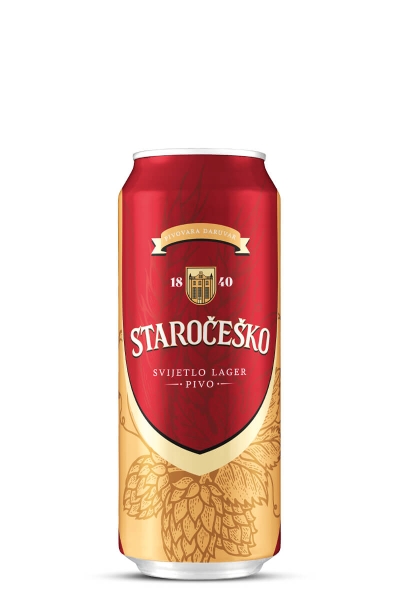 Staročeško lager light beer Staročeško lager light beer