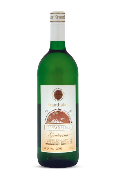 Krauthaker Graševina 45,3 paralela Krauthaker Graševina 45,3 paralela