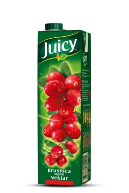 Juicy brusnica aronija nektar