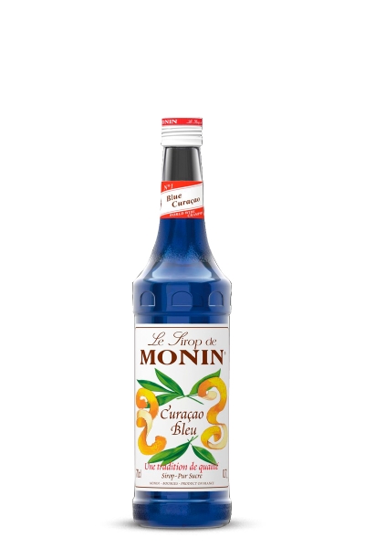 Monin Blue Curacao cocktail syrup Monin Blue Curacao cocktail syrup