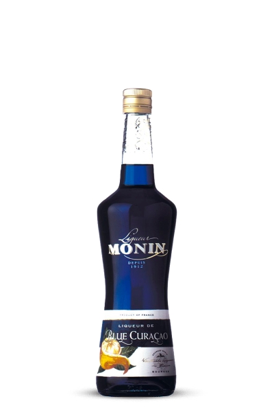 Monin Blue Curacao cocktail liqueur Monin Blue Curacao cocktail liqueur