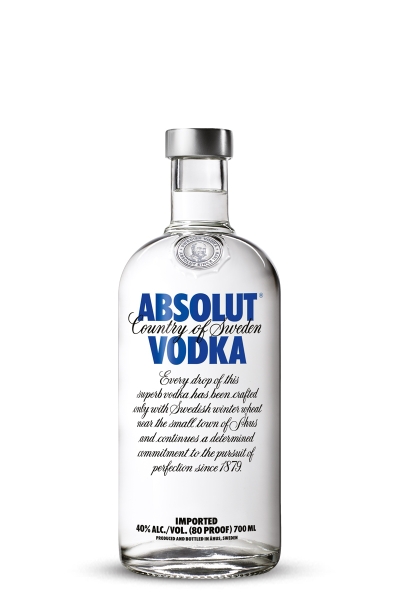 Absolut Blue vodka