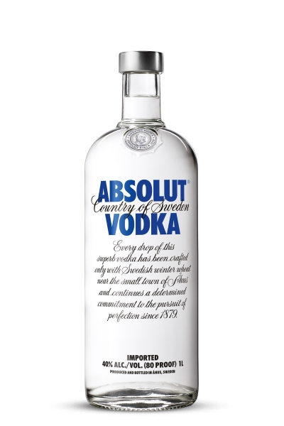 Absolut Blue vodka