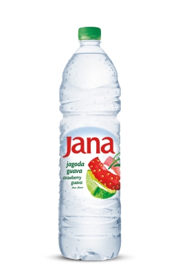 Jana natural still water strawberry flavor