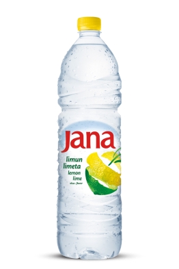 Jana natural still water lemon lime flavor