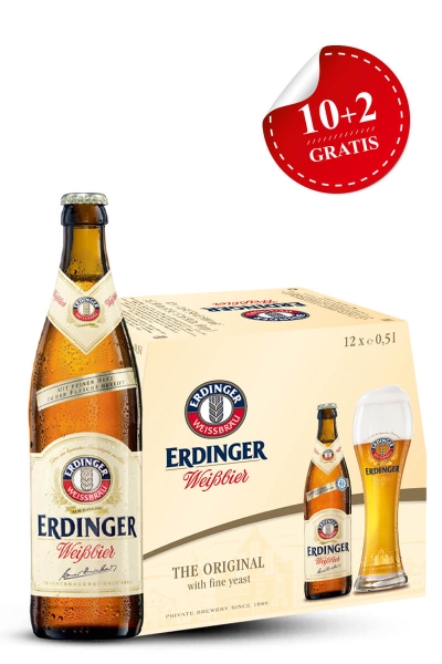 Erdinger Weissbier pšenično pivo 12-pack