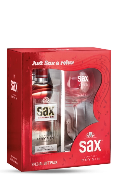 Sax Original gin + glass (Gift Box)