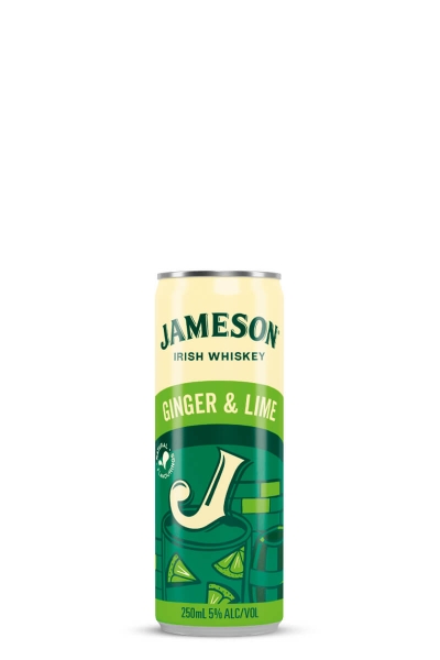Jameson Ginger Ale & Lime cocktail mix
