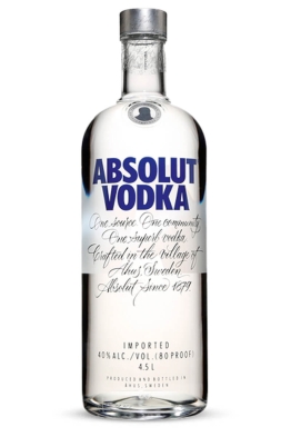 Absolut Blue vodka