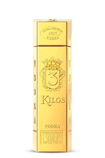 3 Kilos Ultra Premium Gold vodka 3 Kilos Ultra Premium Gold vodka