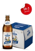 Erdinger Brauhaus Helles lager beer 12-PACK