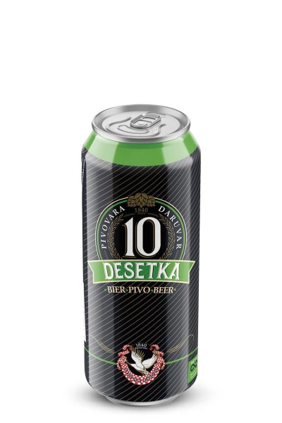 Desetka light lager beer Desetka light lager beer