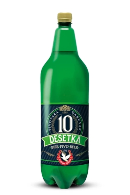 Desetka light lager beer