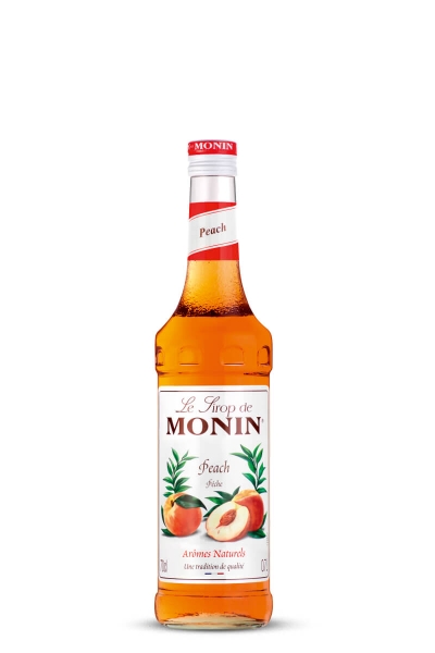 Monin Peach cocktail syrup Monin Peach cocktail syrup