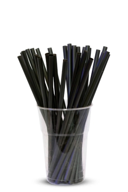 Eco straws, black