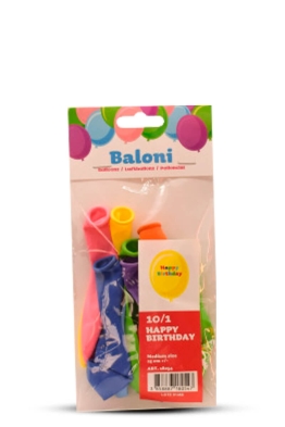 Happy Birthday balloons