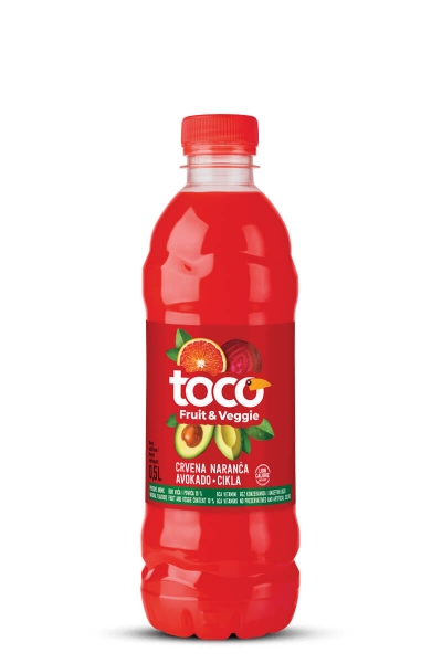 Toco crvena naranča avokado cikla Toco crvena naranča avokado cikla