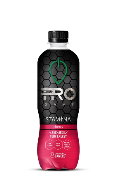 Jamnica ProGame carbonated drink cherry flavor Jamnica ProGame carbonated drink cherry flavor
