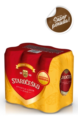 Staročeško lager svijetlo pivo