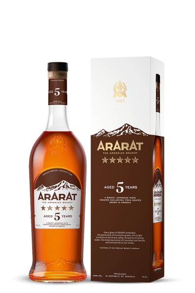 Ararat 5 Stars brandy Gift Box Ararat 5 Stars brandy Gift Box