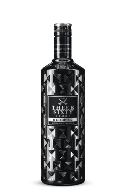 Three Sixty Black vodka