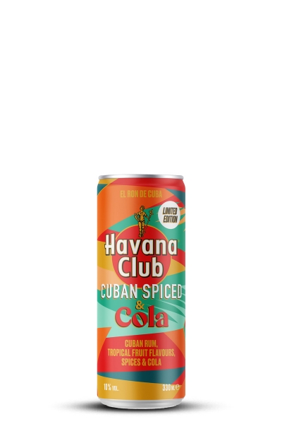 Havana Club Cuban Spiced rum & cola cocktail mix
