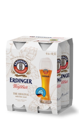 Erdinger Weissbier wheat beer 4-PACK