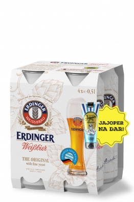 Erdinger Weissbier wheat beer 4-PACK