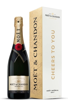 Moet & Chandon Imperial Brut "Cheers to you" kartonska kutija