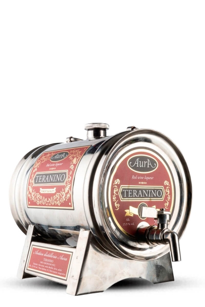 Aura Teranino liqueur, cask