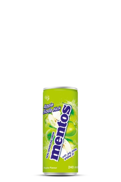Mentos Apple Soda Kick still juice