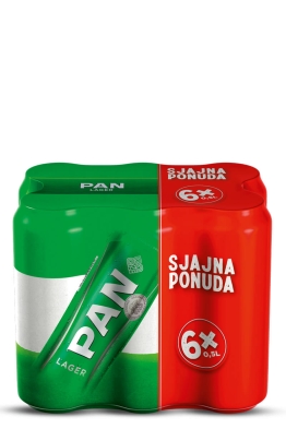Pan light beer 6-PACK