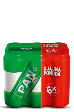 Pan light beer 6-PACK