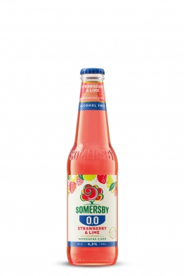 Somersby Strawberry & Lime non-alcoholic cider