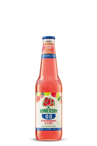 Somersby Strawberry & Lime non-alcoholic cider