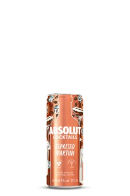 Absolut Espresso Martini cocktail mix