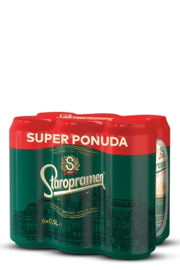 Staropramen light beer 6-PACK