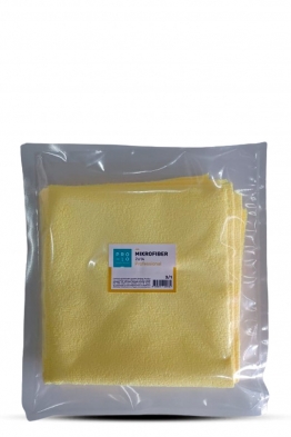 Yellow microfiber cloth