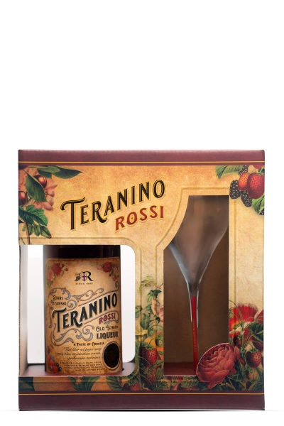 Gift box Liqueur Teranino Rossi Gift box Liqueur Teranino Rossi