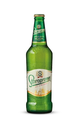 Staropramen beer - returnable packaging