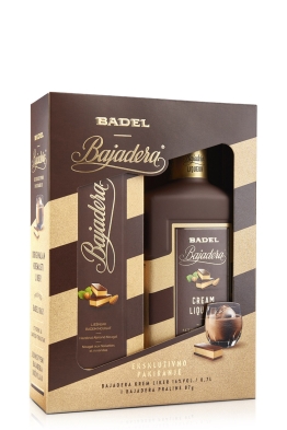 Bajadera vap liqueur with Bajadera Praline