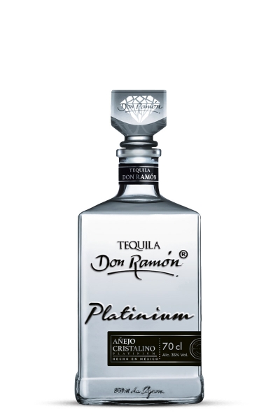 Tequila Don Ramon 100% Agave Anejo Cristalino Platinum Tequila Don Ramon 100% Agave Anejo Cristalino Platinum