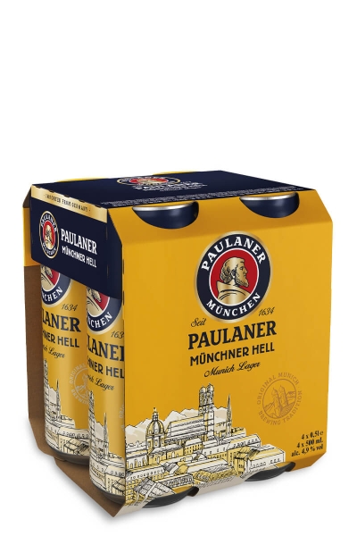 Paulaner Original Munchner Hell 4-Pack Paulaner Original Munchner Hell 4-Pack