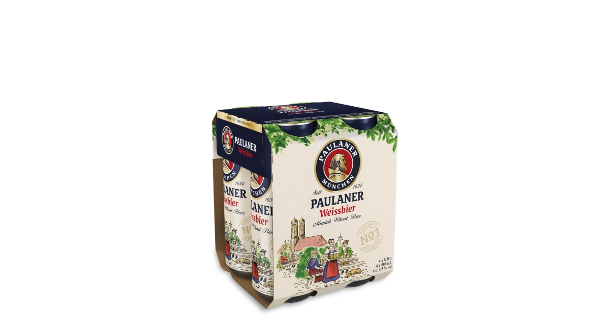 Fût De 5L Paulaner Hefe-Weissbier Naturtrub - Bière Allemande