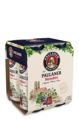 Paulaner Hefe Weissbier 4-Pack