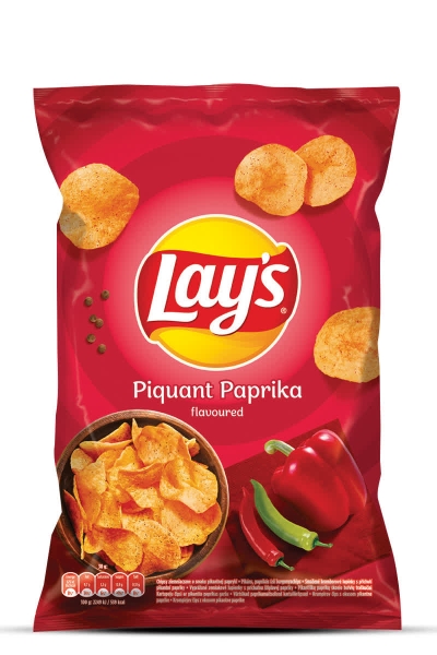Lays Chips, spicy paprika Lays Chips, spicy paprika