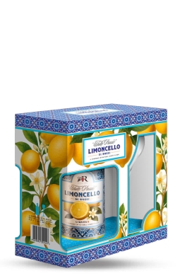 Liqueur Limoncello di Rossi + glass