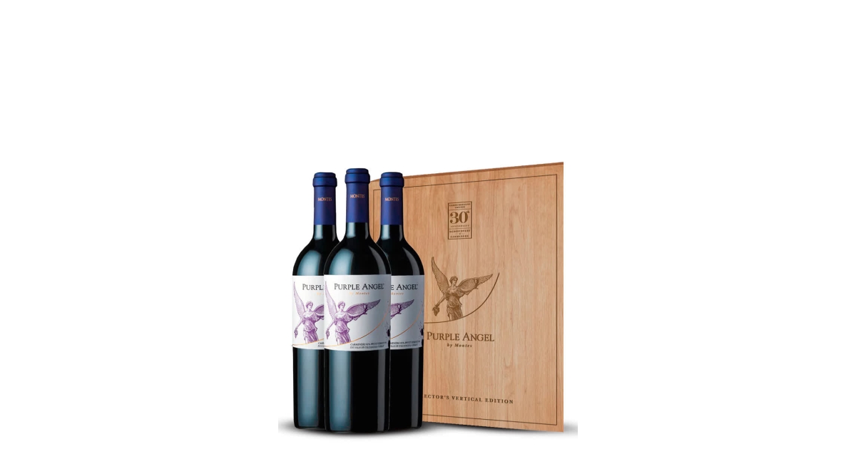 Montes Purple Angel wooden box - 21459