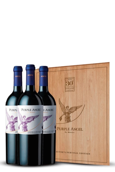 Montes Purple Angel wooden box Montes Purple Angel wooden box
