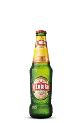 Ožujsko light beer - returnable packaging